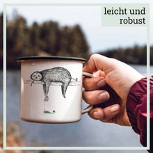 Charger l'image dans la galerie, Tasse émaillée – Paresseux: 300 ml