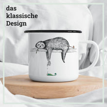 Charger l'image dans la galerie, Tasse émaillée – Paresseux: 300 ml