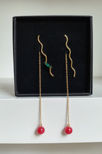 Charger l'image dans la galerie, Boucles d'oreilles vagues de cristal