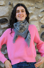 Charger l'image dans la galerie, Carré Laine Agata Gris