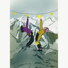 Charger l'image dans la galerie, Carte de Noël "Je décroche les étoiles pour toi"