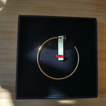 Charger l'image dans la galerie, Créoles en cristal VERT