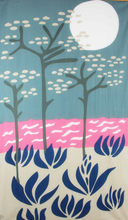 Charger l'image dans la galerie, Foulard Coton Bio Cap Breton Bleu Blue