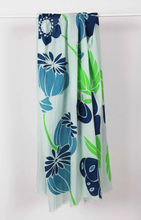 Charger l'image dans la galerie, Foulard Coton Bio Poppy Bleu
