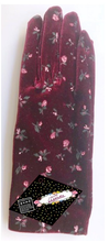 Charger l'image dans la galerie, Gants Femme Velours Romantique vigne