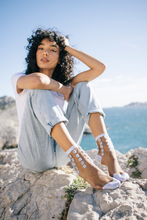 Charger l'image dans la galerie, LONDON EYE SILVER Chaussettes