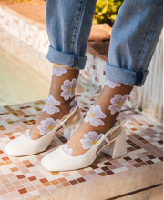 Charger l'image dans la galerie, MURANO CRÈME Chaussettes