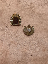 Charger l'image dans la galerie, Miroir King Heart, bronze, doré, miroir