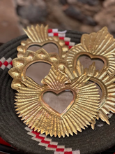 Charger l'image dans la galerie, Miroir King Heart, bronze, doré, miroir