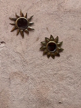 Charger l'image dans la galerie, Miroir Sun Flower 2, bronze, doré, miroir