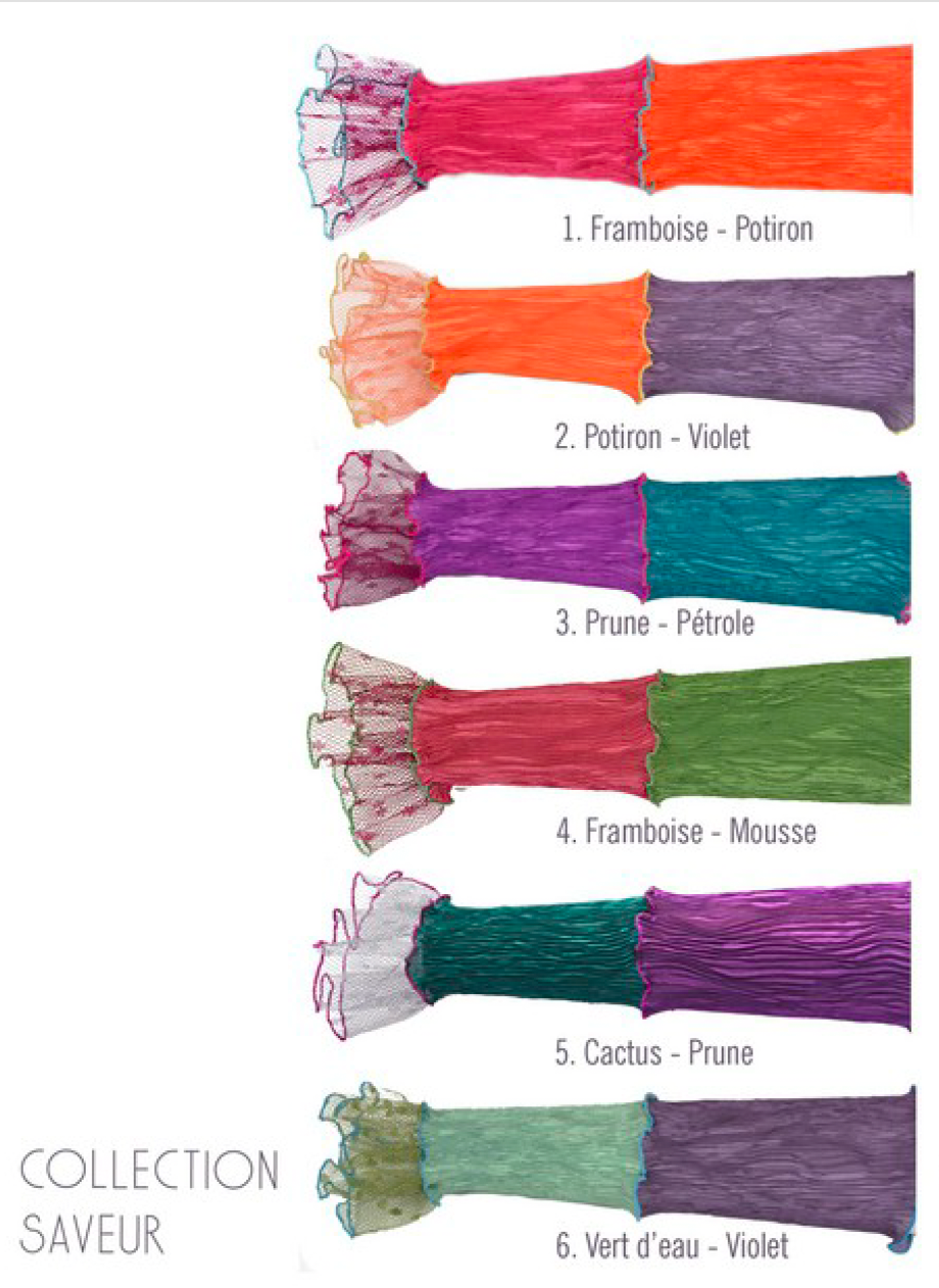 MANCHETTES TULLE Collection Saveur