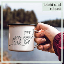 Charger l'image dans la galerie, Tasse émaillée – Pompe à chat à hélium: 300 ml