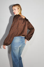 Charger l'image dans la galerie, La blouse Daisy cache cœur réversible Halo Chocolat