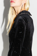 Charger l'image dans la galerie, La robe courte Luna velours Cosmic