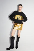 Charger l'image dans la galerie, La mini Jupe Stella effet cuir métallisé gold