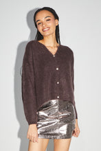 Charger l'image dans la galerie, La mini jupe Stella effet cuir métallisé grey