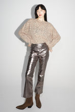 Charger l'image dans la galerie, Le pantalon Rodney effet cuir métallisé grey