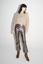 Charger l'image dans la galerie, Le pantalon Rodney effet cuir métallisé grey