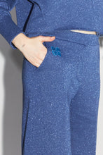 Charger l'image dans la galerie, Le pantalon Neil en Jersey Lurex bleu