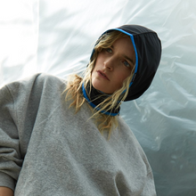 Charger l'image dans la galerie, Capuche NOIRE BLEU