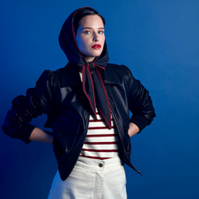 Charger l'image dans la galerie, Capuche NOIRE BORDEAUX