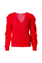 Charger l'image dans la galerie, MAILLE MAXI EPAULE UNI RED