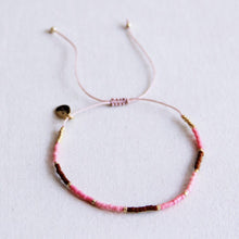 Charger l&#39;image dans la galerie, Miiuki Bracelet pink/cognac/light pink
