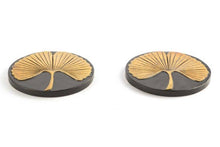 Charger l'image dans la galerie, Lot de 2 sous-verres Gingko en pierre
