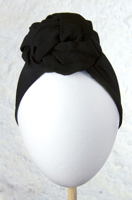 10T_BLACK KNOT Turban