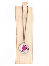 Charger l&#39;image dans la galerie, Pendentif AKINA avec reproduction de Koson et Hokusai
