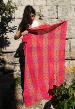 Charger l'image dans la galerie, Foulard Coton Bio Ryoko Fuchsia
