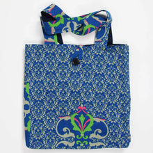 Charger l'image dans la galerie, Cabas en coton upcycling Medicis Marine
