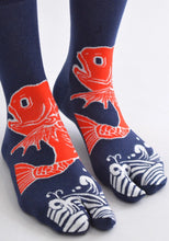 Charger l&#39;image dans la galerie, Chaussettes Tabis Carpes Koi coton

