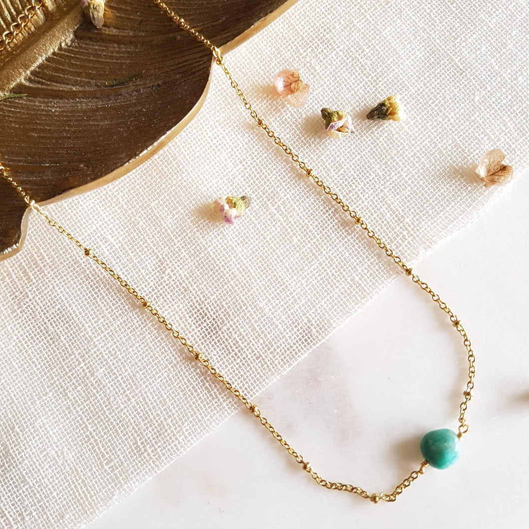 COLLIER BILLIE AMAZONITE