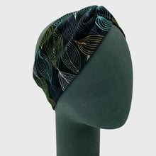 Charger l&#39;image dans la galerie, Bandeau Ponte Jersey Twist Knot Leaves

