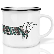 Charger l'image dans la galerie, Tasse en céramique avec teckel Werner - LIGARTI: 250 ml
