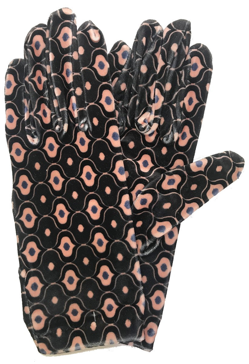 Gants Femme Velours Olivia Gris