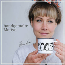 Charger l'image dans la galerie, Tasse en céramique avec motif pingouins: 250 ml
