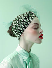 Charger l&#39;image dans la galerie, Turban Bandeau Vert Ponte Jersey
