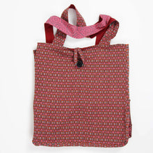 Charger l'image dans la galerie, Cabas en Coton Upcycling Bag Pivoine Rose
