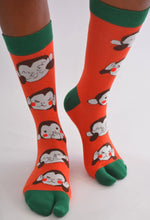 Charger l&#39;image dans la galerie, Chaussettes Tabis Les 3 singes de la sagesse
