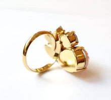 Charger l'image dans la galerie, Bague – Multicolore, cristaux Swarovski® &amp; verre bohémien vintage
