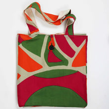Charger l'image dans la galerie, Cabas en coton upcycling Cosmopolis Orange
