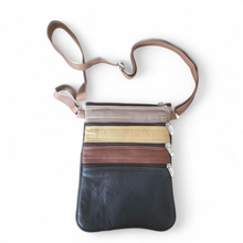 Charger l'image dans la galerie, Sac bandoulière en cuir multicolore
