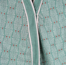 Charger l'image dans la galerie, Kimono Sunflower Bleu Blue
