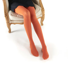 Charger l&#39;image dans la galerie, Collant 50 Deniers Opaques Coloris Orange
