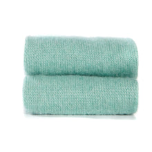 Charger l'image dans la galerie, Mi-bas Unie Laine Cachemire Coloris Turquoise

