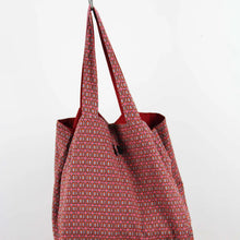 Charger l'image dans la galerie, Cabas en Coton Upcycling Bag Pivoine Rose
