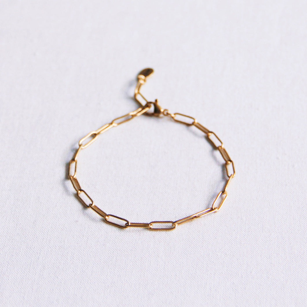 Stainless Steel D-chain bracelet