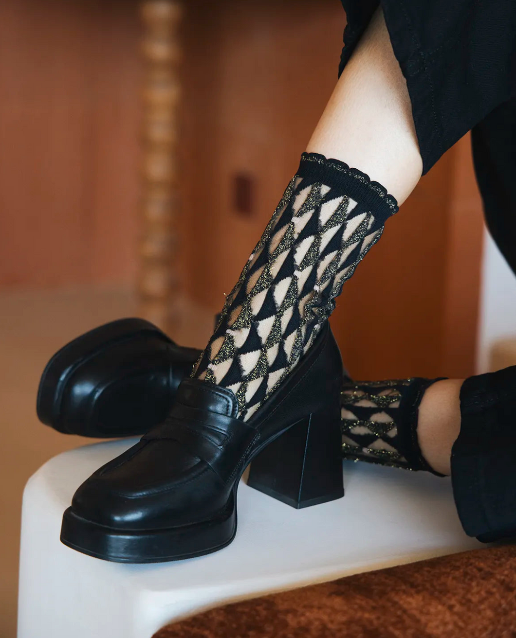 ARLECCHINO DORÉE Chaussettes